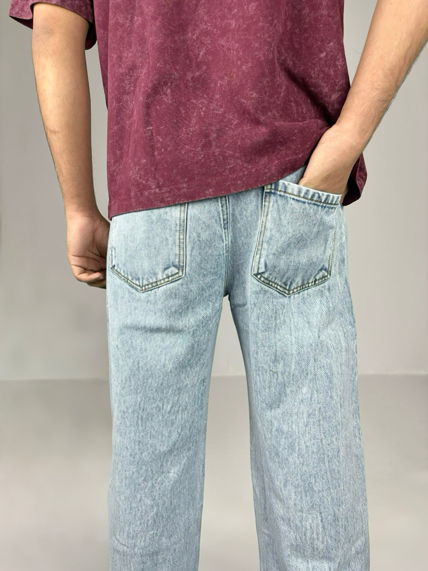 “Light Wash” Straight fit Jeans