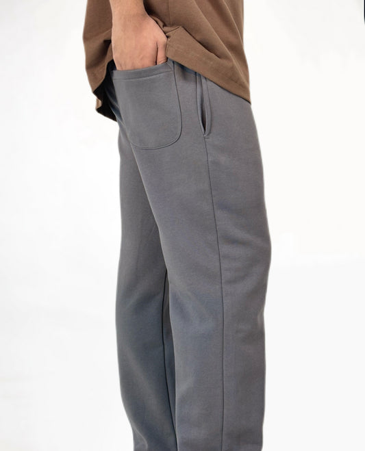 Grey- Straight fit Sweatpant