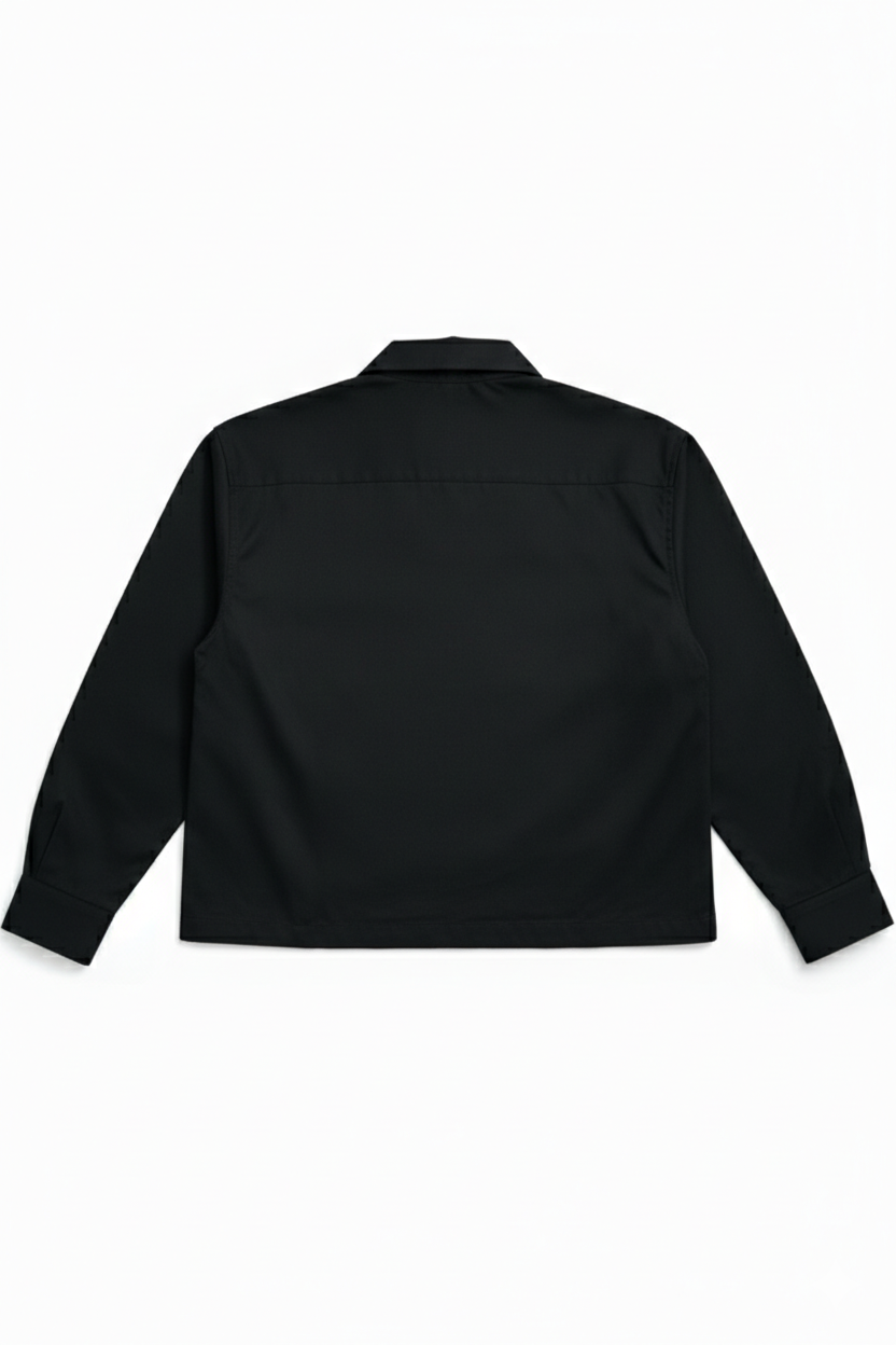 Black- Cropped shirt