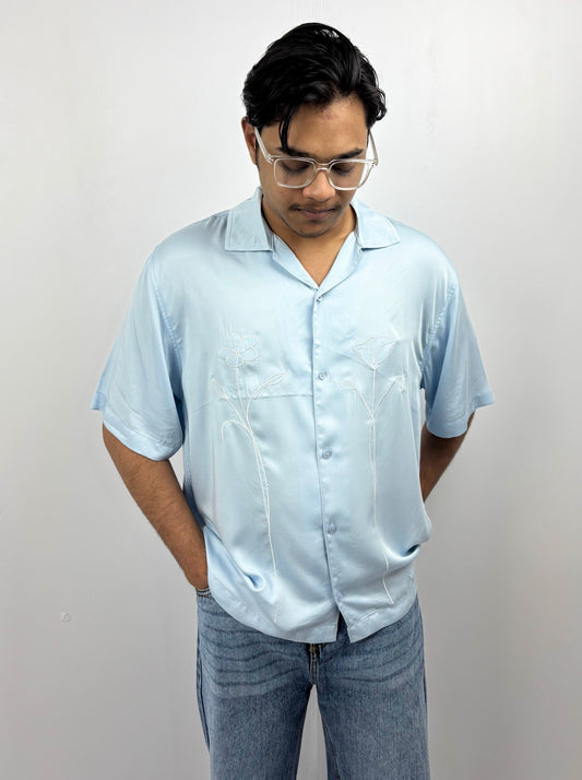 Sky blue- Cuban shirt