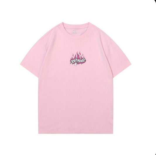 “New Life” Pale pink Oversized T-shirt