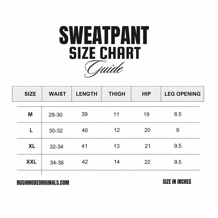 White- Straight Fit Sweatpant