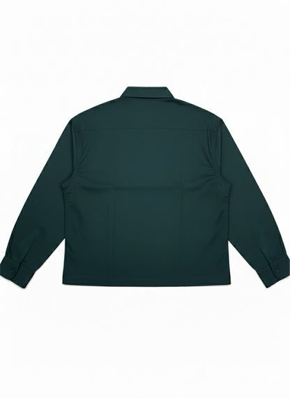 Mid Night Green- Cropped shirt