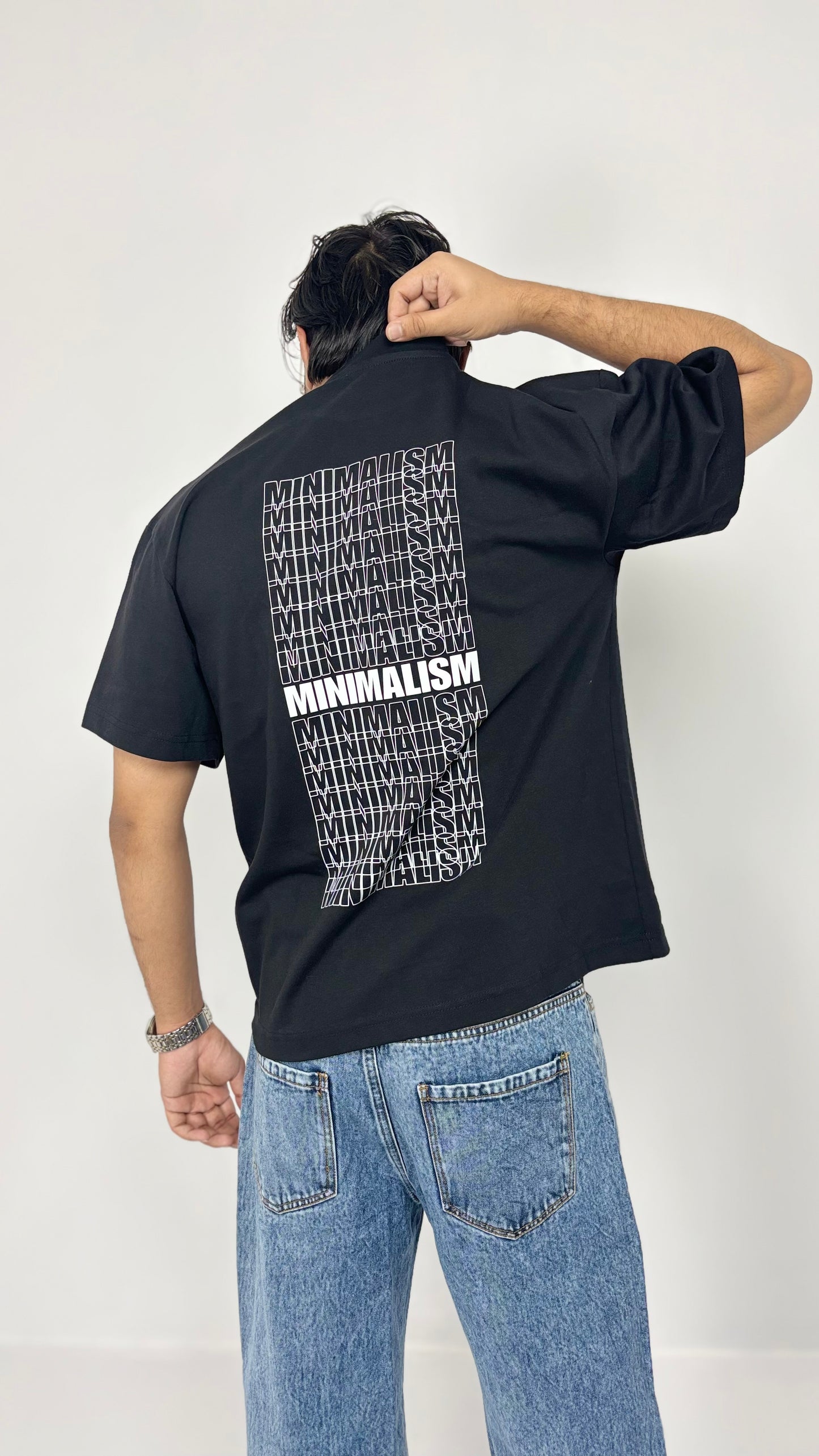 “Minimalism” - Black Oversized T-shirt