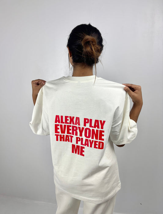 “ APETPM” White Oversized T-shirt