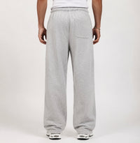 Curved Stripe Silver Sweatpant