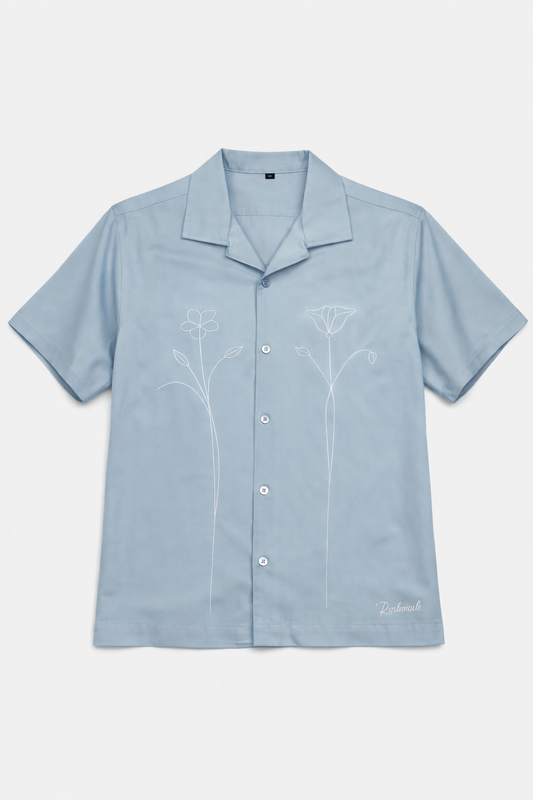 Sky blue- Cuban shirt