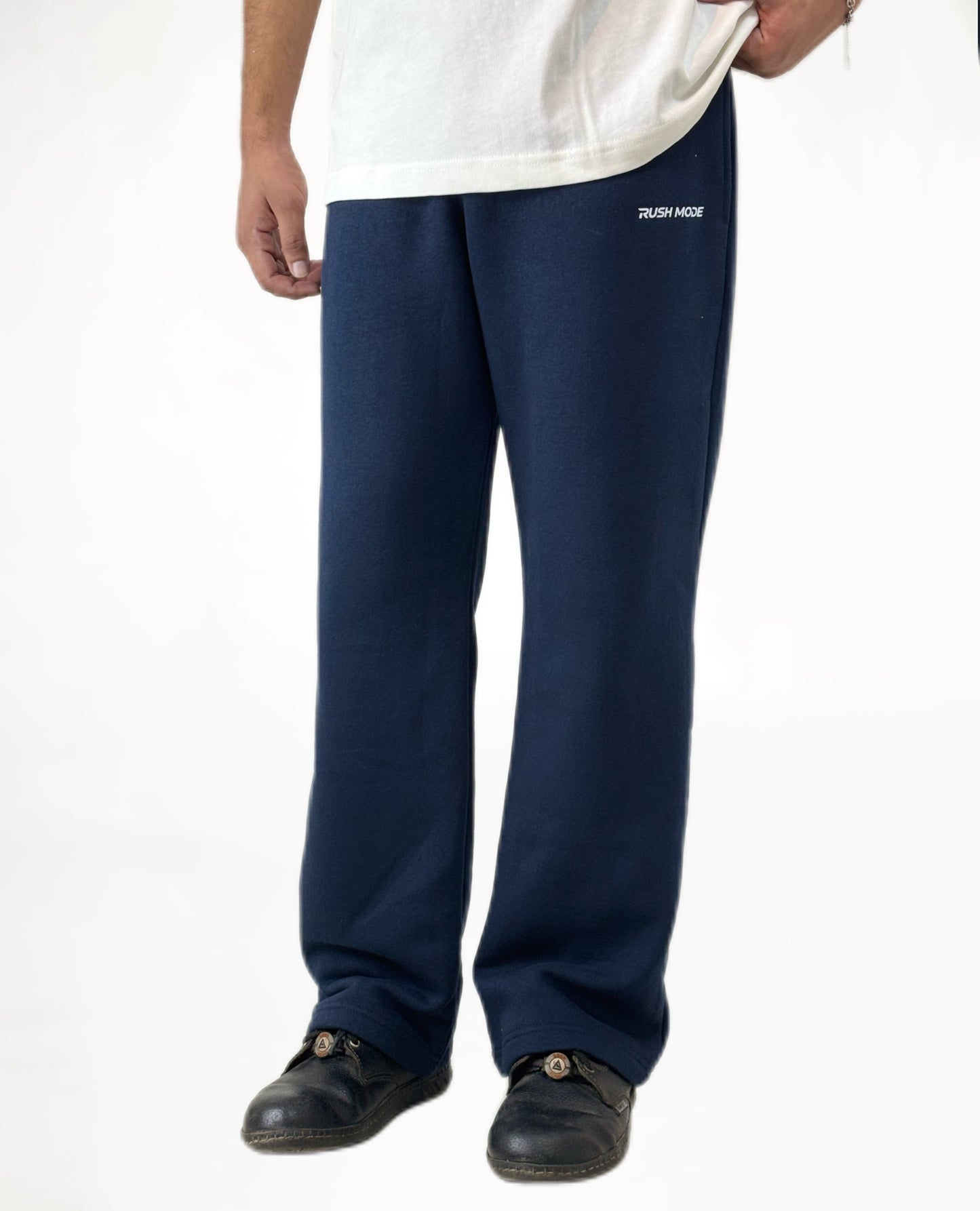 Navy Blue-Straight fit Sweatpant