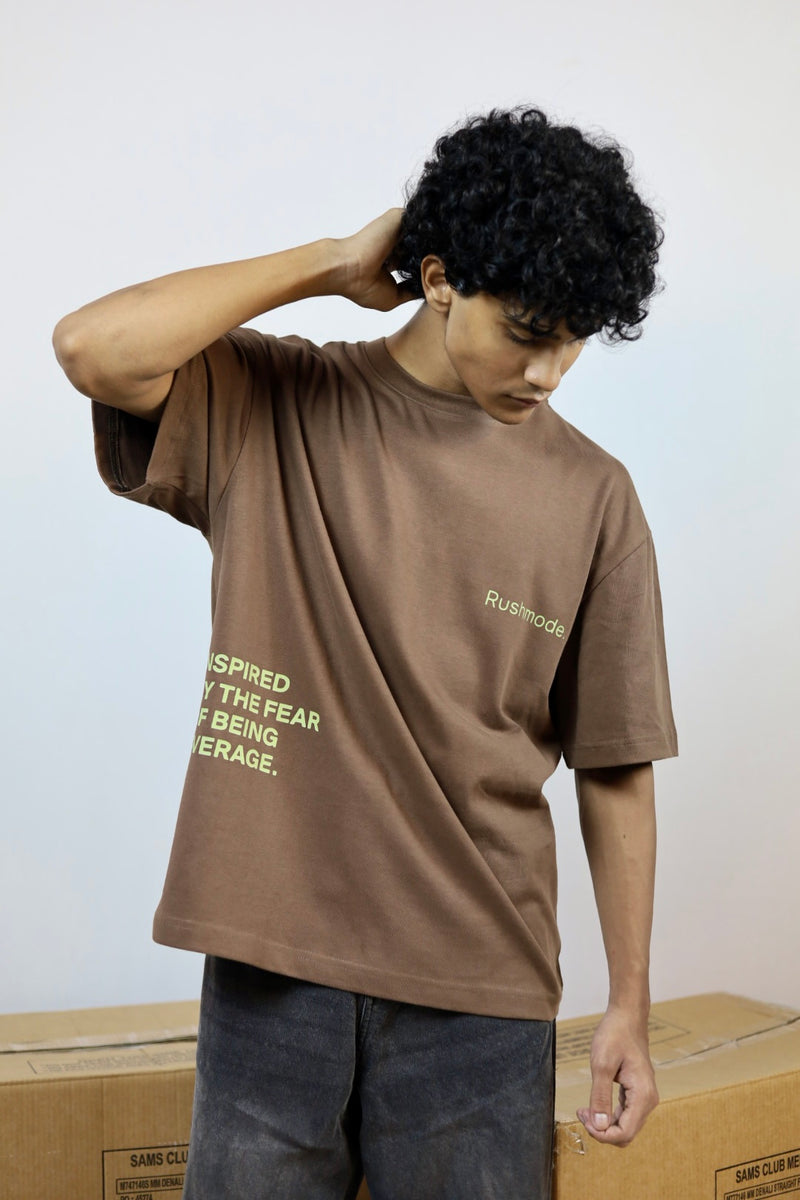 “Inspired” Brown Oversized T-shirt