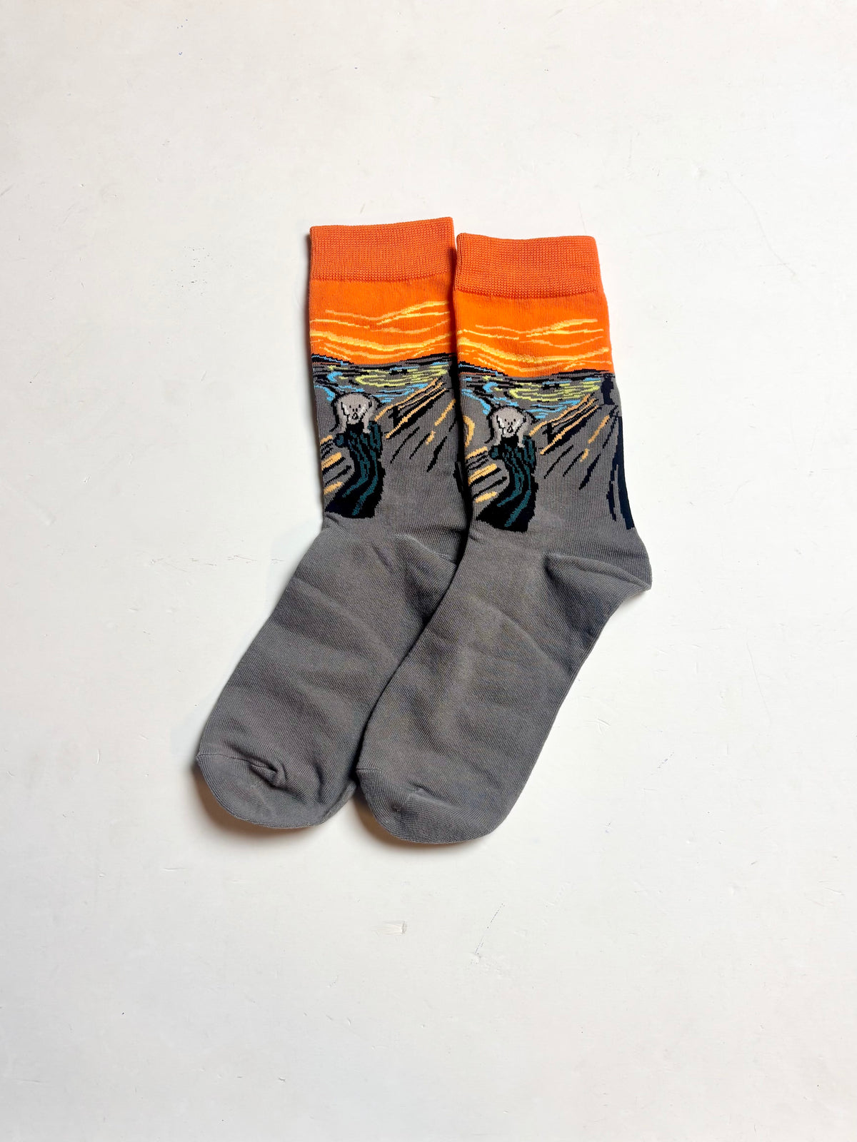 "The Scream" Edvard Munch Fine Art Socks