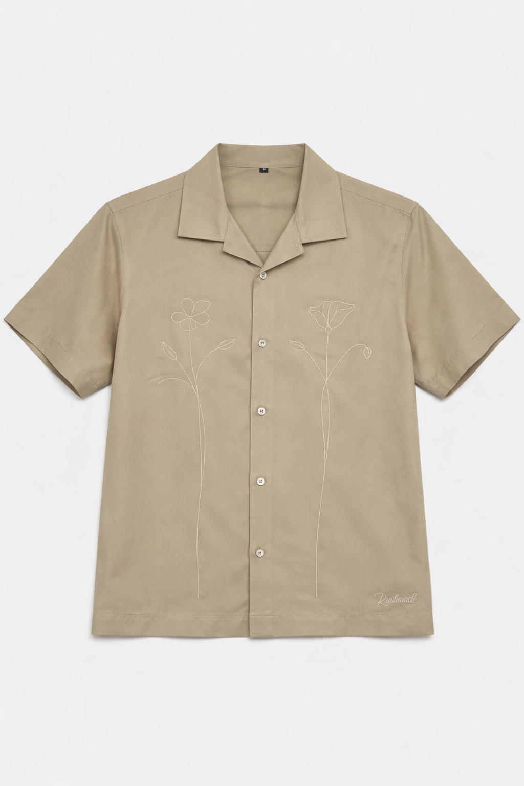 Beige Cream -Cuban shirt