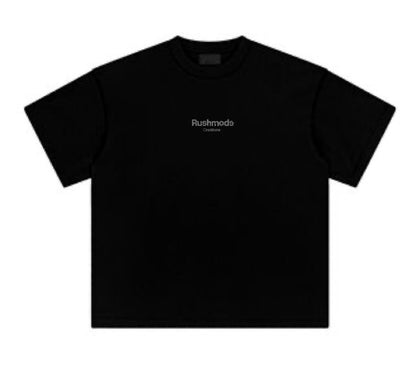 “911” Black Oversized T-shirt
