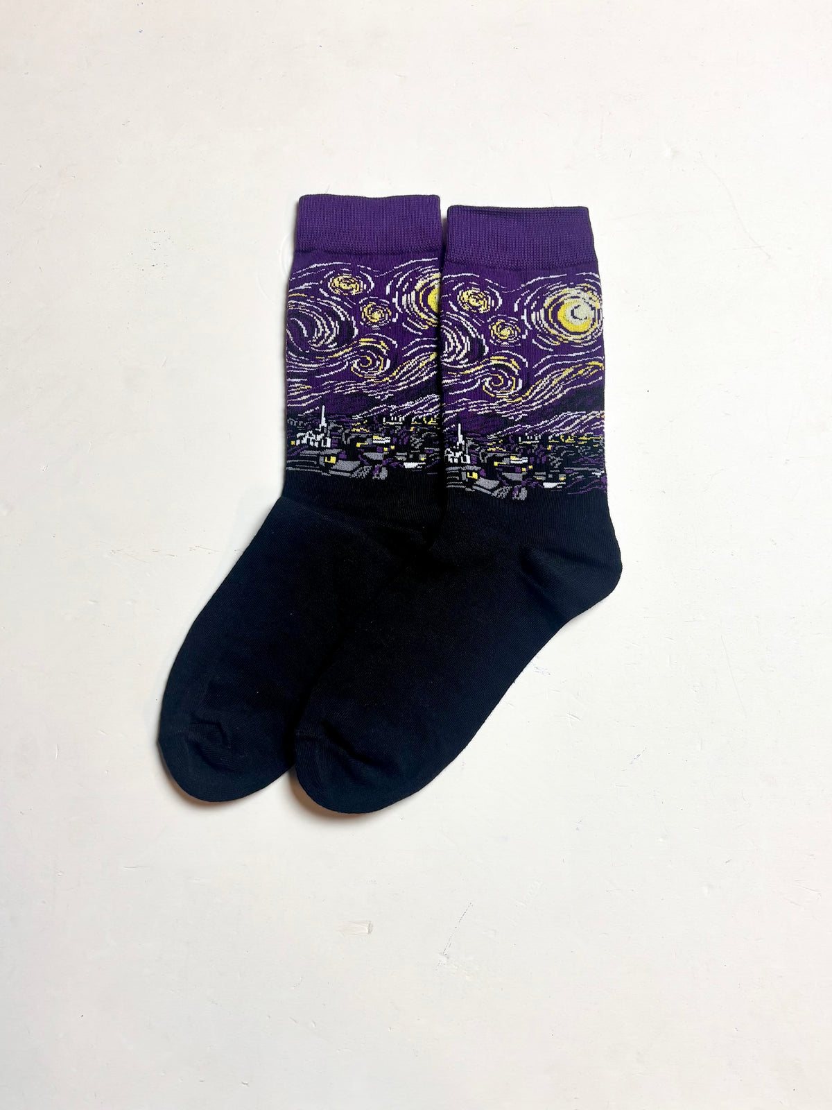 "The Starry Night" Van Gogh Fine Art Socks