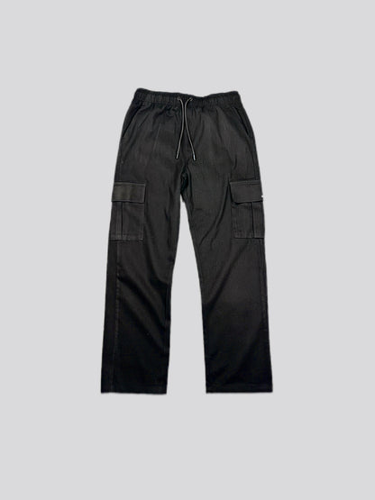 Black- Twill Cargo Pant