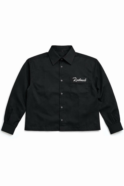 Black- Cropped shirt