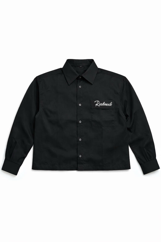 Black- Cropped shirt