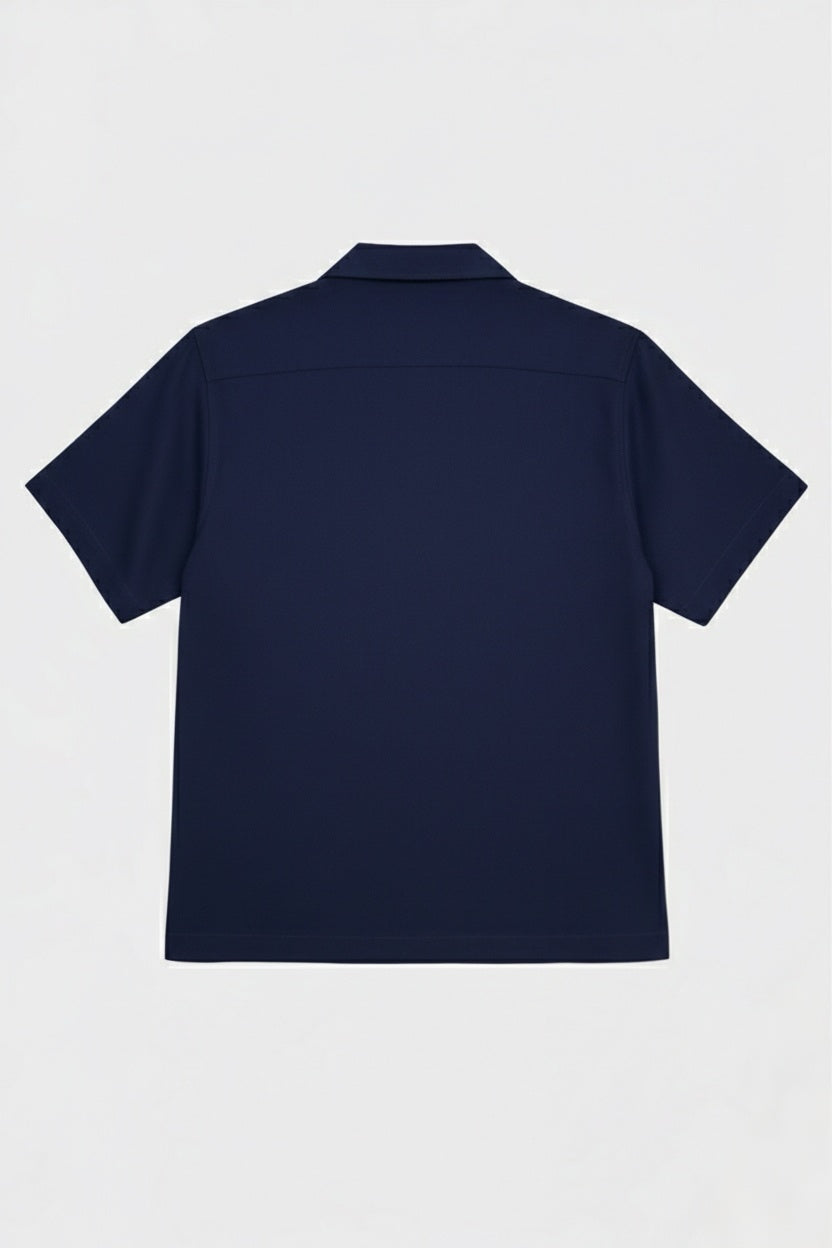 Navy blue- Cuban shirt