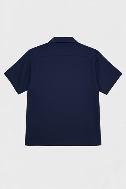 Navy blue- Cuban shirt