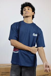 “No Average Moments” Navy Oversized T-shirt
