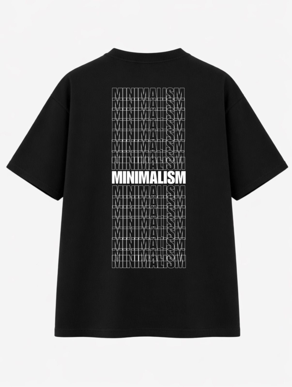 “Minimalism” - Black Oversized T-shirt