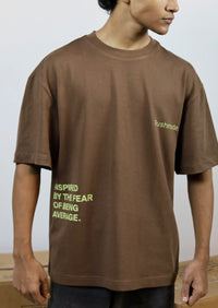 “Inspired” Brown Oversized T-shirt