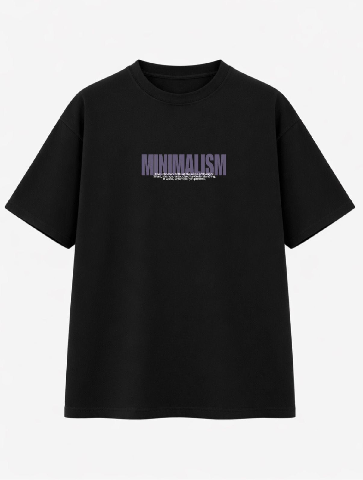 “Minimalism” - Black Oversized T-shirt