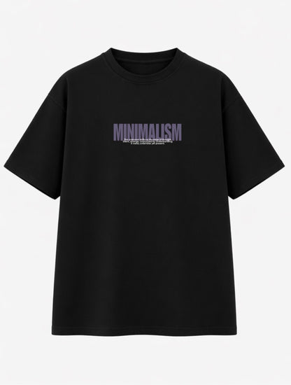 “Minimalism” - Black Oversized T-shirt