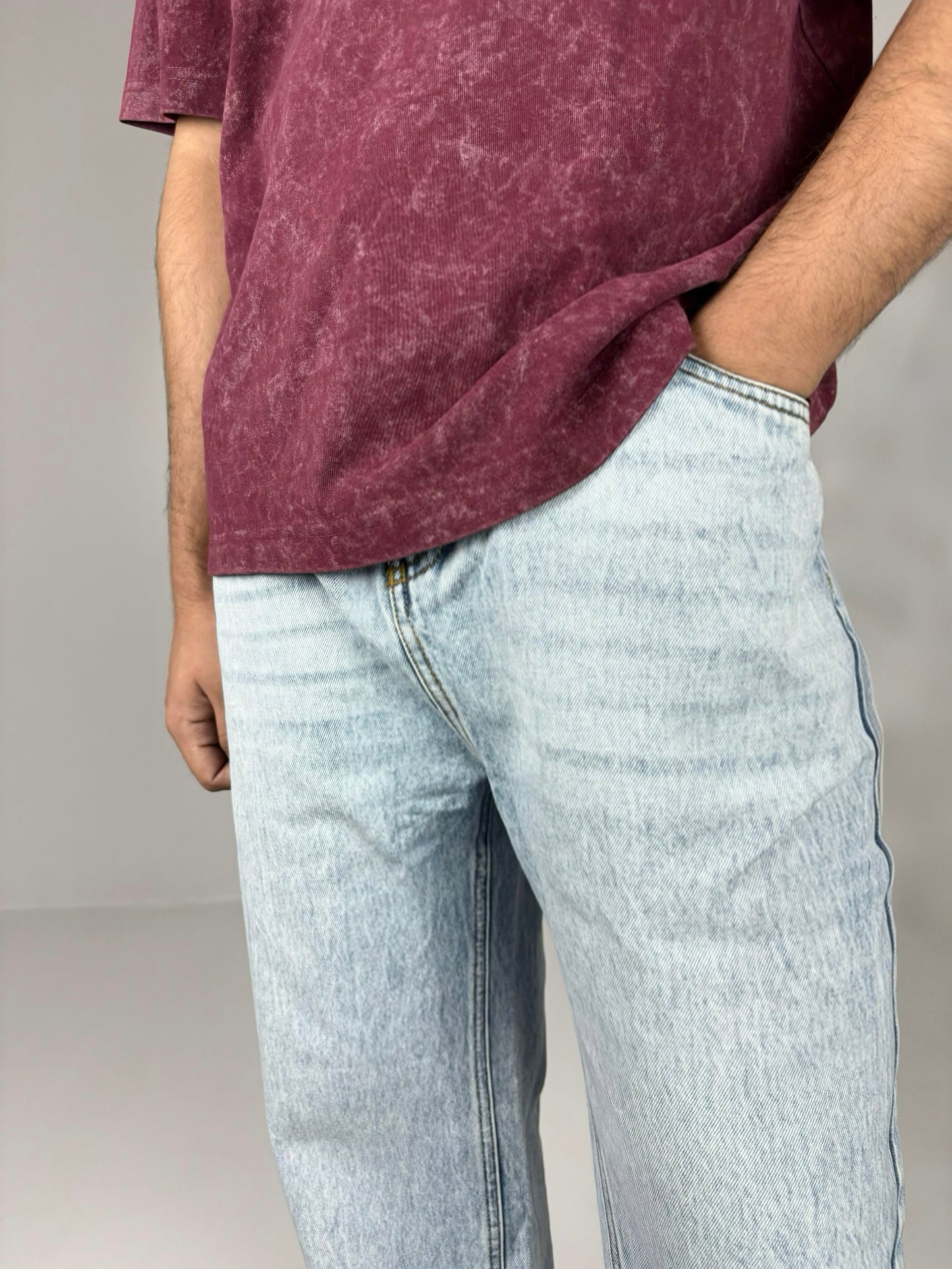 “Light Wash” Straight fit Jeans