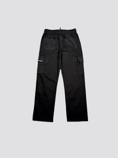 Black- Twill Cargo Pant