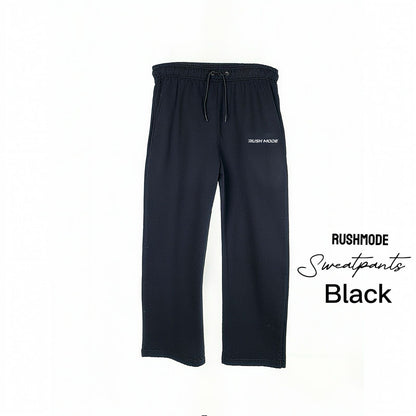 Black- Straight fit Sweatpant