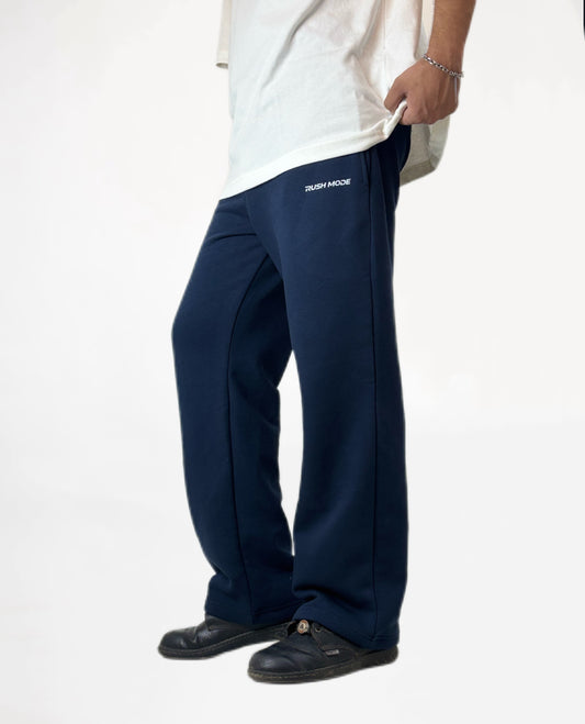 Navy Blue-Straight fit Sweatpant