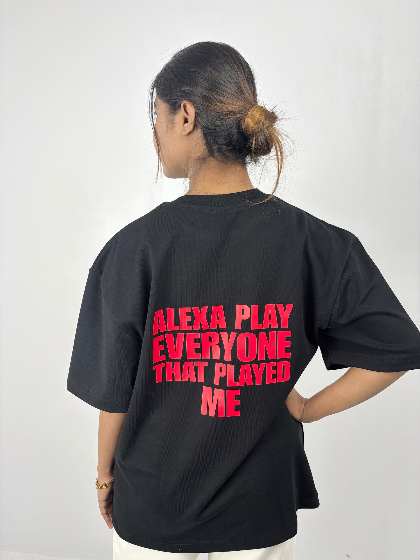 “APETPM” Black Oversized T-shirt