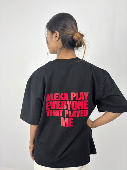 “APETPM” Black Oversized T-shirt