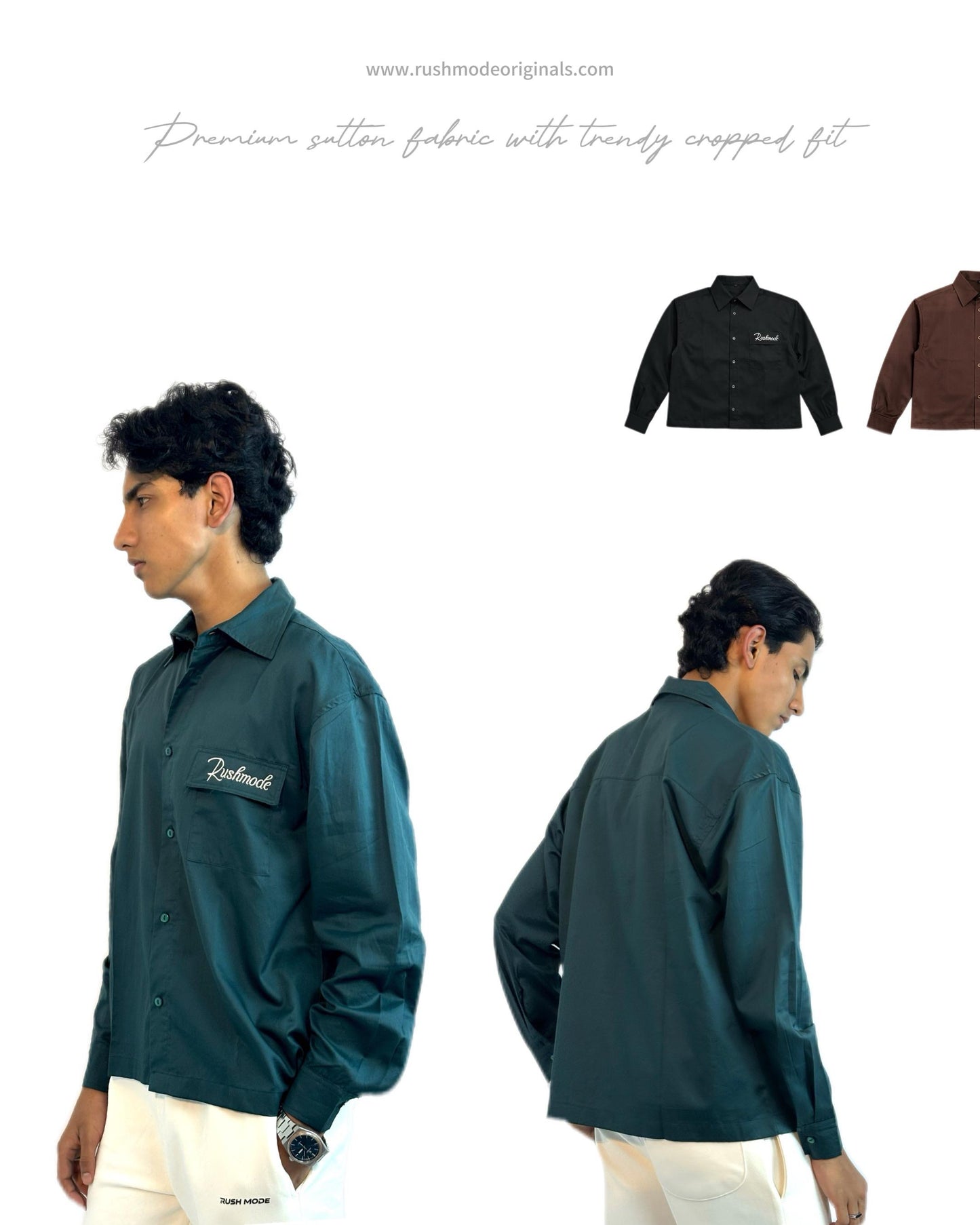 Cropped Shirt - Combo