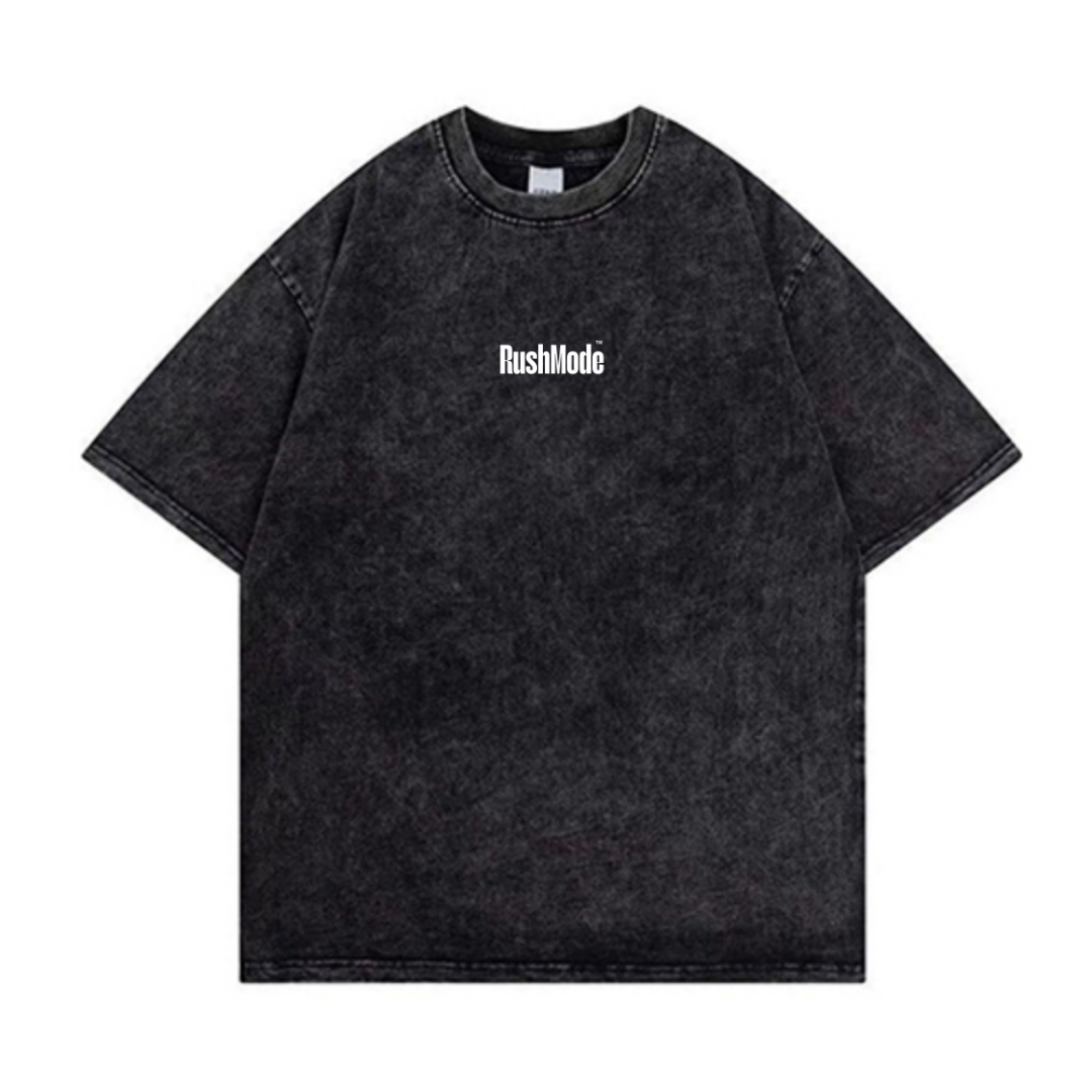 “Made in Dhaka” Black Oversized Acid Wash T-shirt