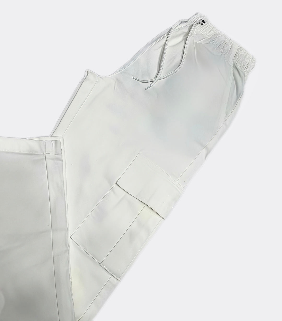 White- Twill Cargo Pant