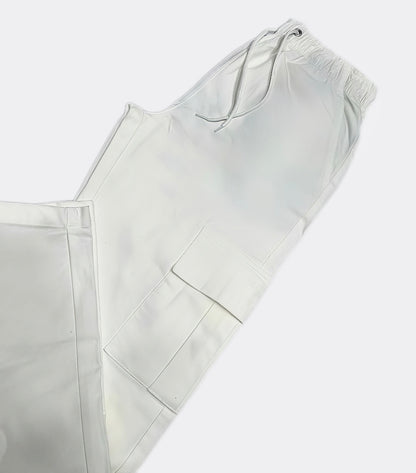 White- Twill Cargo Pant