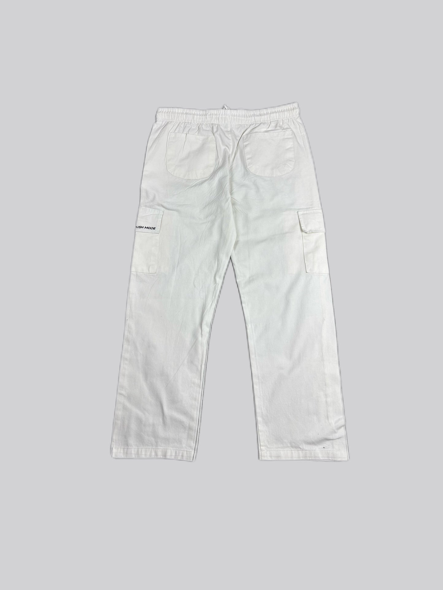 White- Twill Cargo Pant
