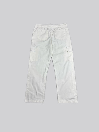 White- Twill Cargo Pant