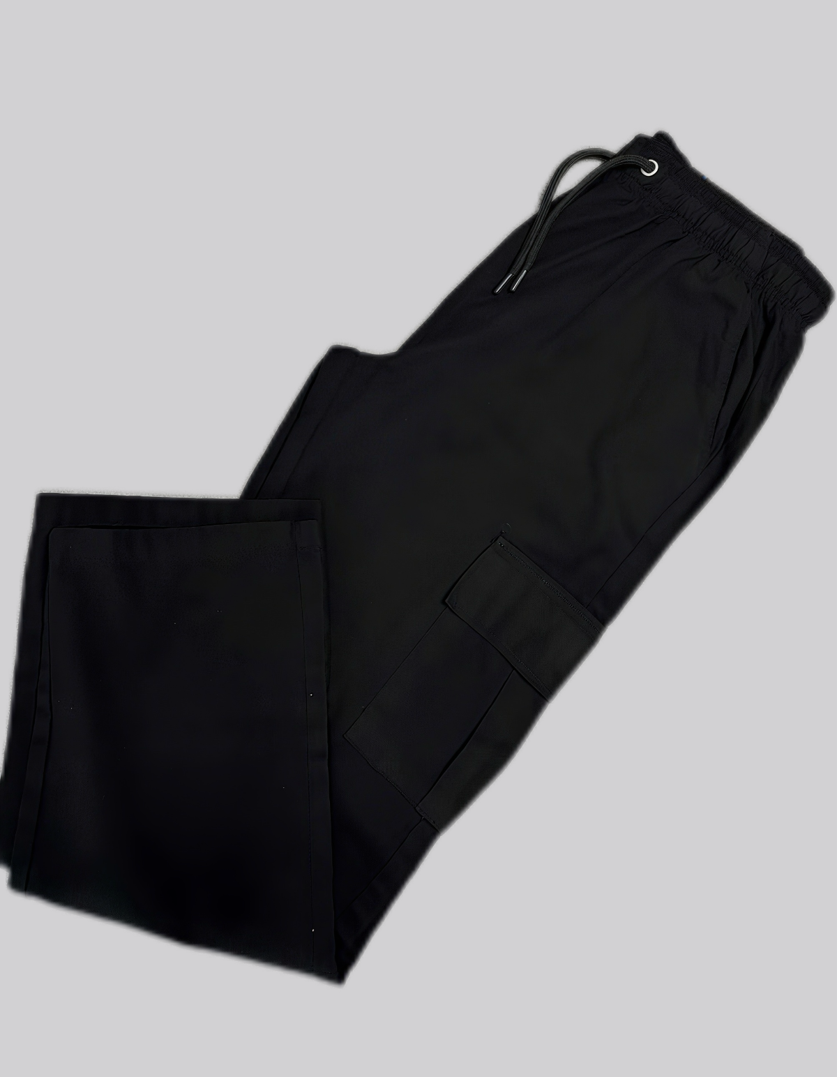 Black- Twill Cargo Pant
