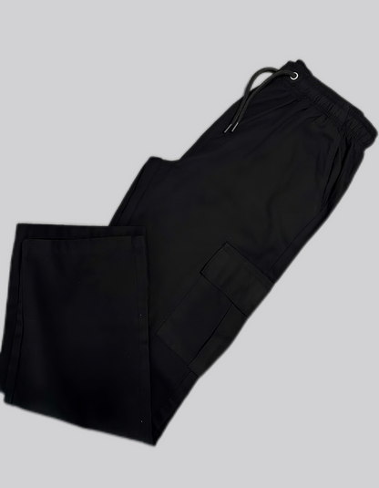 Black- Twill Cargo Pant