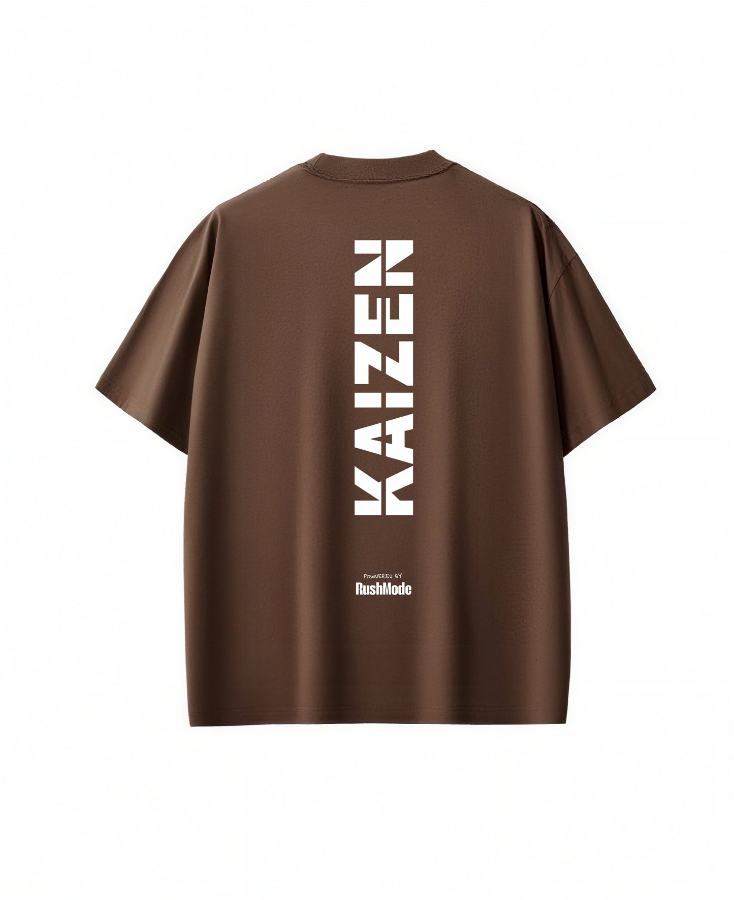 “Kaizen” Brown Oversized T-shirt
