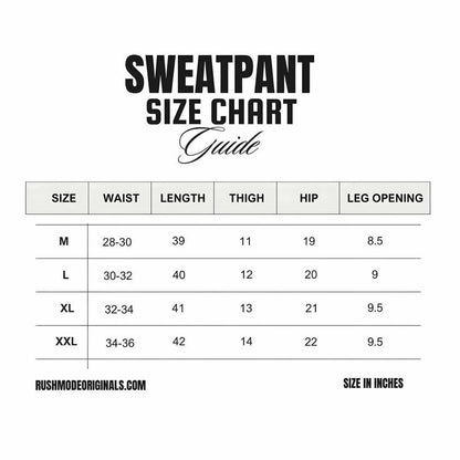 White- Straight Fit Sweatpant